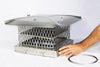 "Ice Breaker" Chimney Cap-Damper - 3/4" Mesh "Ice Breaker" Chimney Cap-Damper - 3/4" Mesh