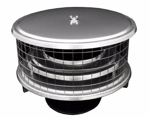 Air Insulated Caps for Metal Chimneys - 1" Mesh Air Insulated Caps for Metal Chimneys - 1" Mesh