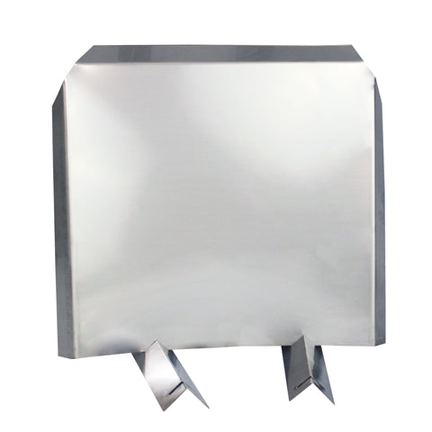 "Heat Reflector / Shield" Fireback - 304 Stainless Steel "Heat Reflector / Shield" Fireback - 304 Stainless Steel