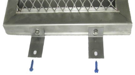 Keyhole Anchors (4 Anchors + 4 Tapcons) - Black