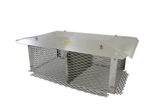 Baffle for 17 in. Width Cap - Stainless Steel