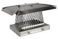 Solid Frame Chimney Cap - 304 Stainless Steel - Stackable 3/4" Mesh