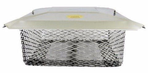 Universal Chimney Cap for the Other 5% or 10% - Stainless Steel - 3/4" Mesh Universal Chimney Cap for the Other 5% or 10% - Stainless Steel - 3/4" Mesh