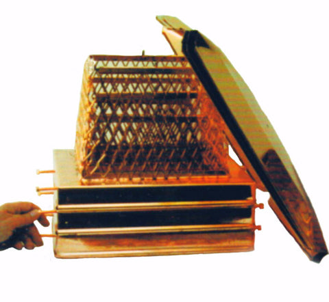 Solid Frame Chimney Cap - Copper - 3/4" Mesh