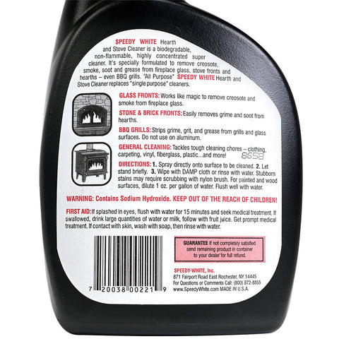 Speedy-White Hearth and Stove Cleaner