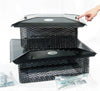 Universal Chimney Cap for the Other 5% or 10% - Black Galvanized - 3/4" Mesh Universal Chimney Cap for the Other 5% or 10% - Black Galvanized - 3/4" Mesh