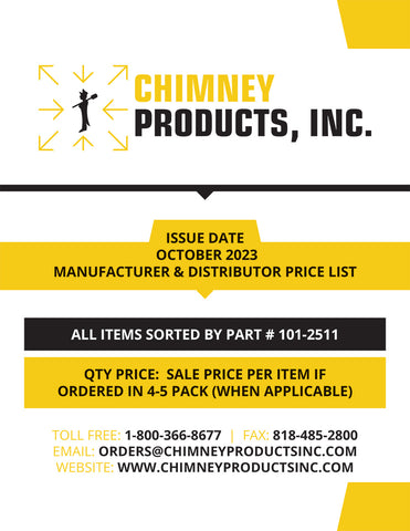 Chimney Products Price List