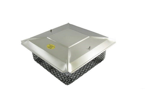 Universal Chimney Cap for the Other 5% or 10% - Stainless Steel - 3/4" Mesh